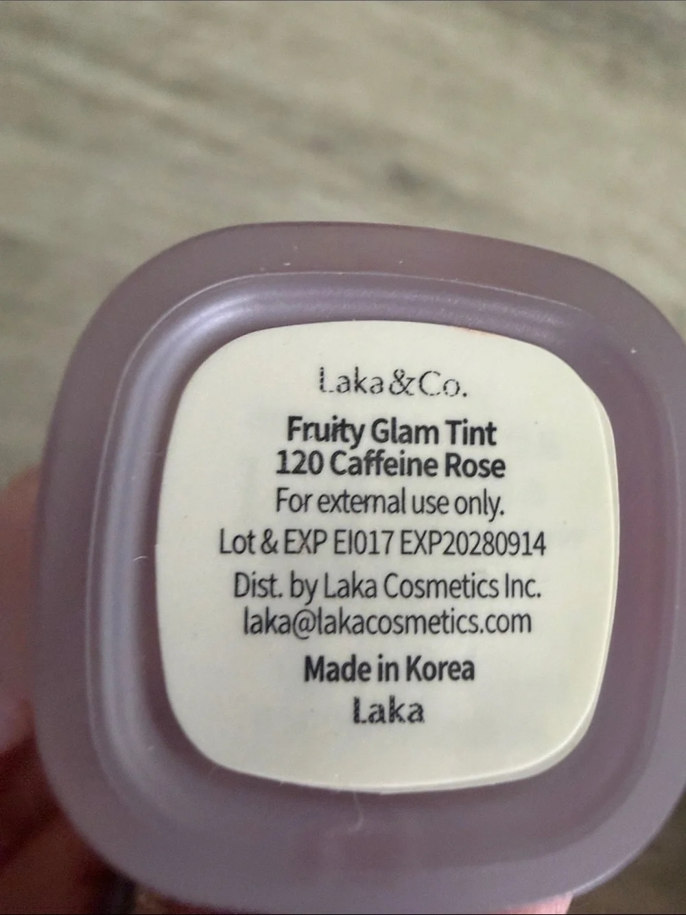 Fruity Glam Tint - caffeine rose